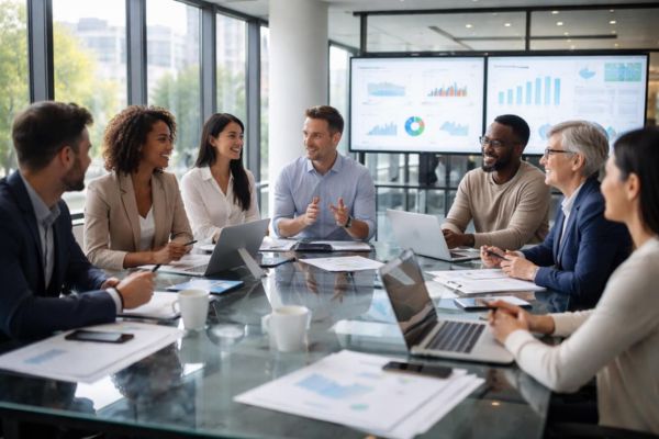au sein de l'entreprise