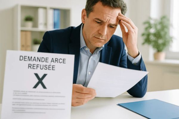 demande arce refusé
