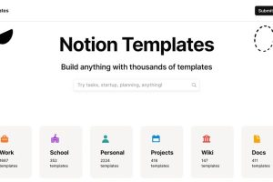template notion