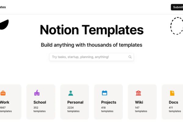 template notion