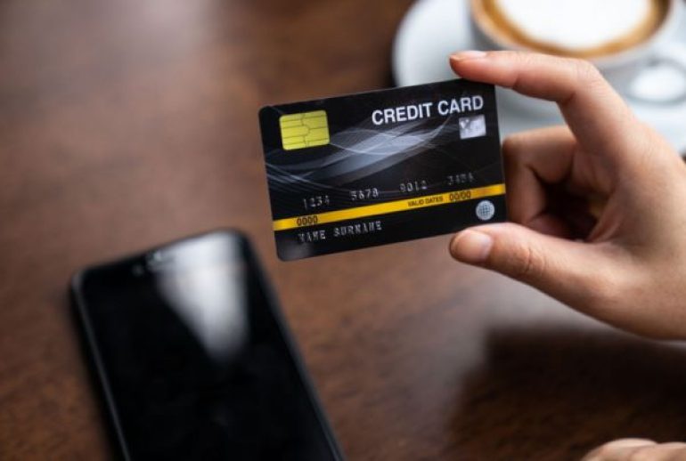 credit card in credit