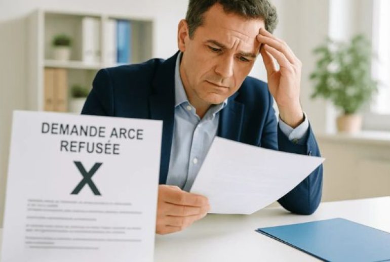demande arce refusé